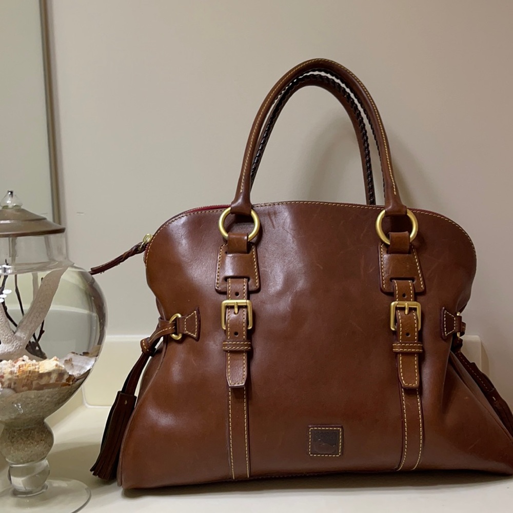 Dooney and Bourke Florentine Domed Buckle Satchel
